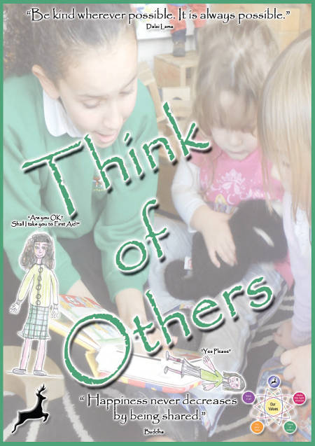 Think of others poster